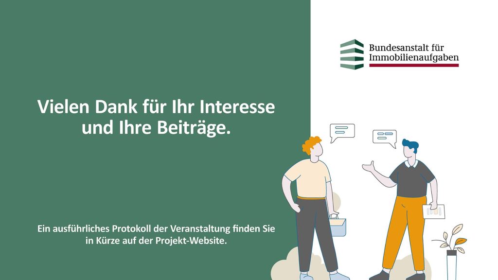 Dankesgrafik von Hendricks und Schwartz für eine Veranstaltung von BIma zum Projekt Entwicklung Perlacherforst